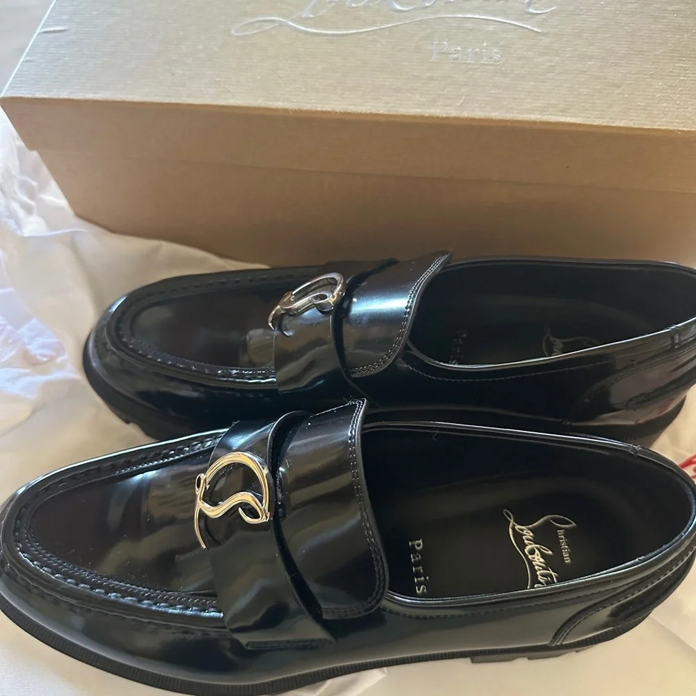 Christian Louboutin Leather Loafers